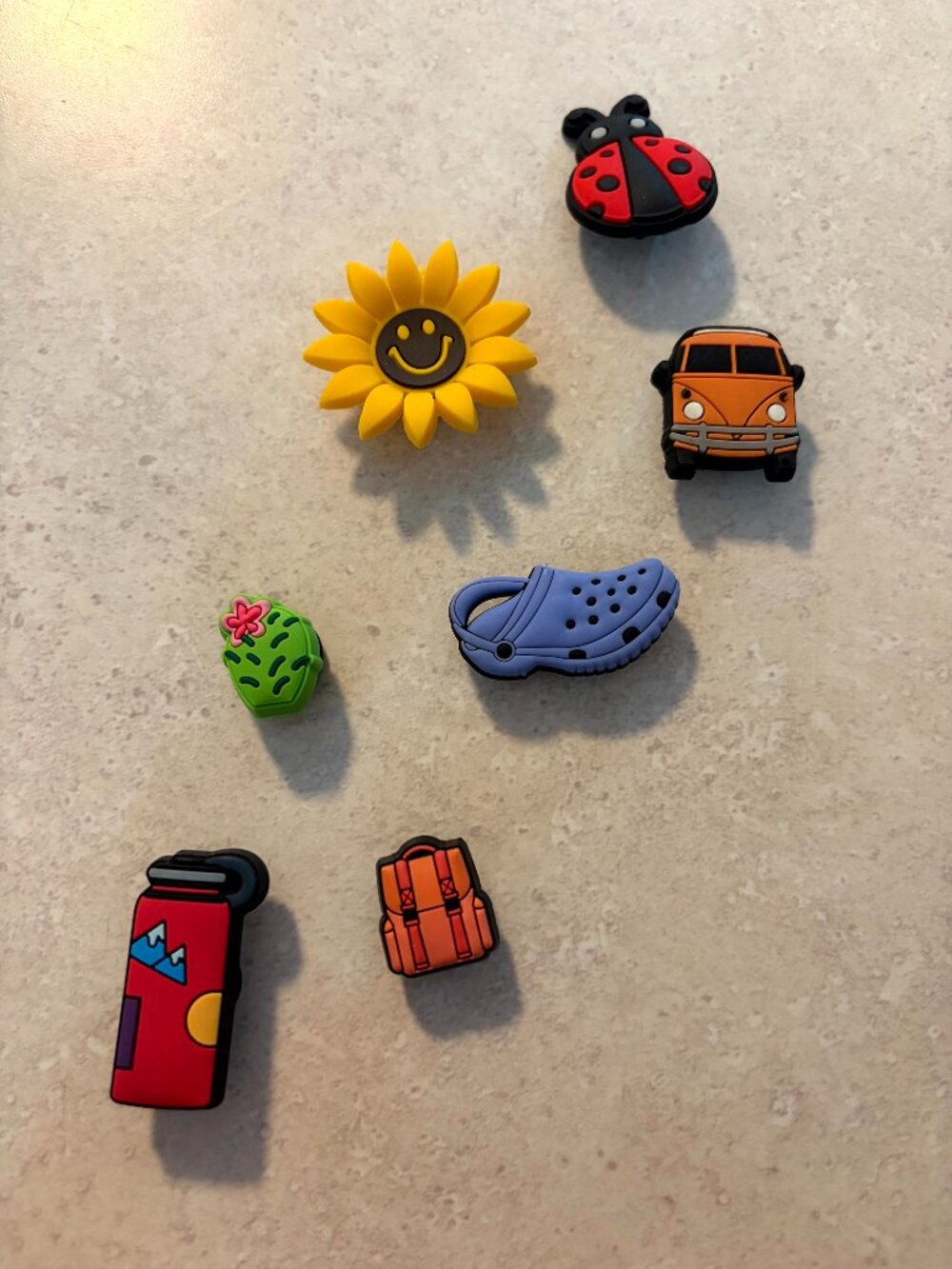 Set of 5 Croc Shoe Charms, travel, Adventure, outdoor, hiking, nature